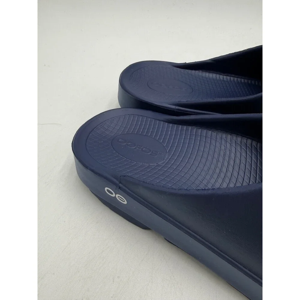 Oofos OOAHH Unisex NEW Slide Sandal Navy Multiple Sizes
